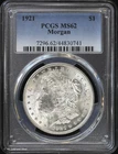 1921-P $1 Morgan Silver Dollar PCGS MS 62 | Uncirculated UNC