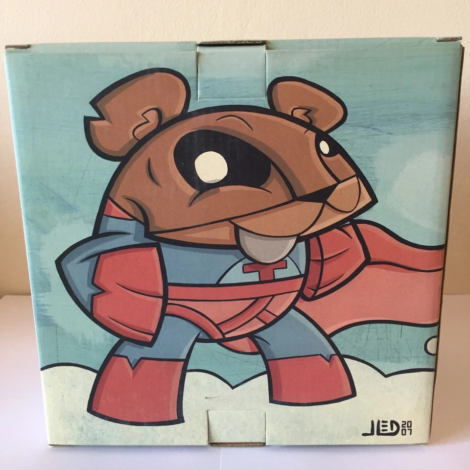 RARE Joe Ledbetter SUPER TEETER Kidrobot SDCC 2007 LE 500 Vinyl Art Figure JLED - Imagem 4 de 4