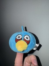 2011 Angry Birds Plush Pencil Topper Fuzzy Feather Toppers Rovio HTF