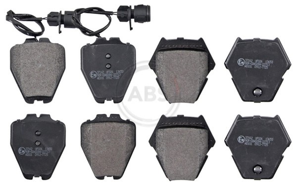 A.B.S. Bremsbelagsatz Scheibenbremse 37162 FüR Audi A8 D2 4D2 4D8 TDI Quattro-image