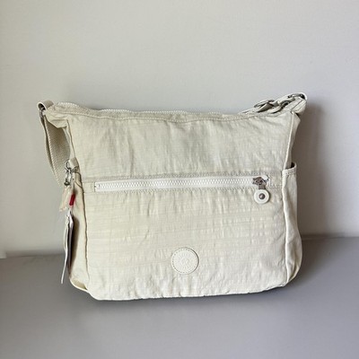 Kipling Alenya Crossbody Bag Shallow Cream NWT