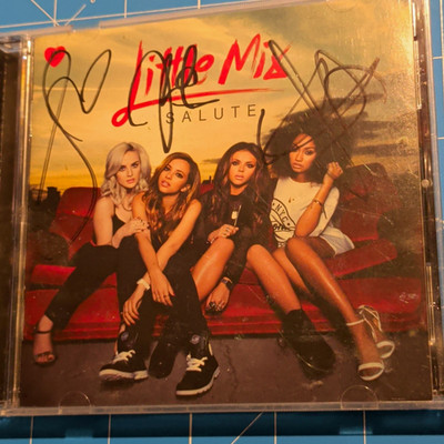 Little Mix Salute Signed CD & Autograph Booklet, Music, Not Authenticated