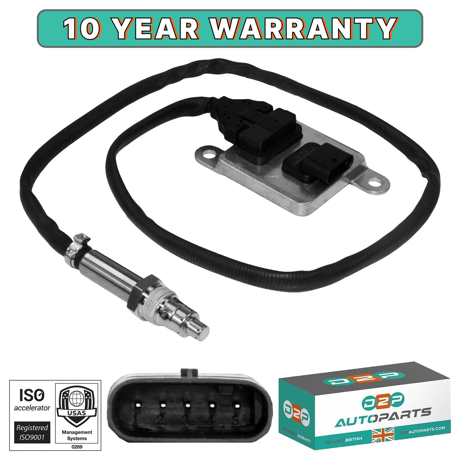 Nitrogen Oxide Nox Sensor For Mercedes C-Class, Cls, E-Class, Gl-Class - Image 3