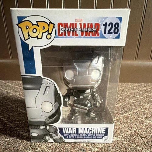 Funko Pop! Vinyl: Marvel - War Machine #128 Captain America Civil War Bobblehead