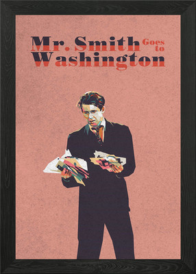 Mr. Smith Goes to Washington Poster Gerahmt Wandbild Poster Leinwanddruck Bild
