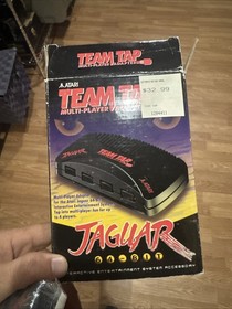 Brand New Open Box TEAM TAP Atari Jaguar Multi Player Adapter - CIB