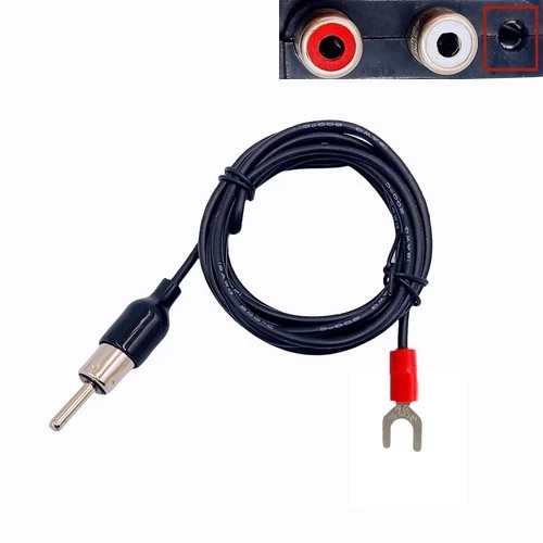 Funayama Turntable Ground Wire Plug-in Grounding for Technics black