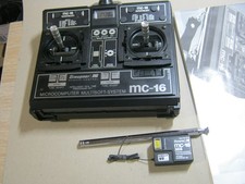 Graupner Sender MC 16  35 Mhz Computersender mit Empfänger und Quarzpaar
