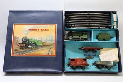 Hornby/Meccano Spur O Zug No 601 N.E. Warenset sehr guter Zustand