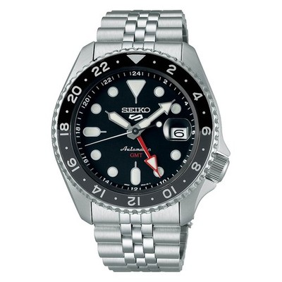 Seiko 5 Sports Black Grape 42,5mm Edelstahlgehäuse, Armband von...