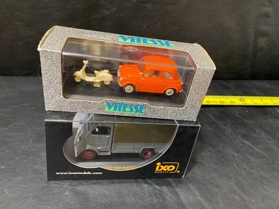 diecast cars Vitesse 1960 Steyr-Puch 6507 w/ IXO models Peugeot DMA 1949