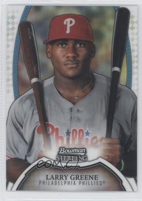 2011 Bowman Sterling MLB Future Stars Refractor 62/199 Larry Greene #20 11pk