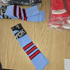 TCK Pro Socks Performance Fit Football Baseball Softball Unisex M Baby Blue NIP