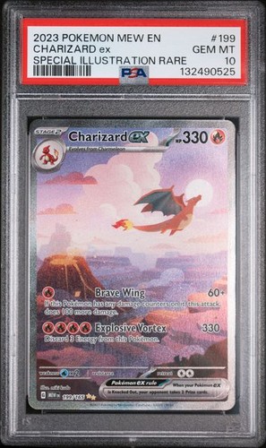 Pokemon Charizard ex 151 Special Illustration Rare #199 PSA 10 Gem Mint