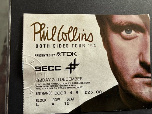 Phil Collins Ticket And VIP Pass 1994 - Imagen 2 de 5