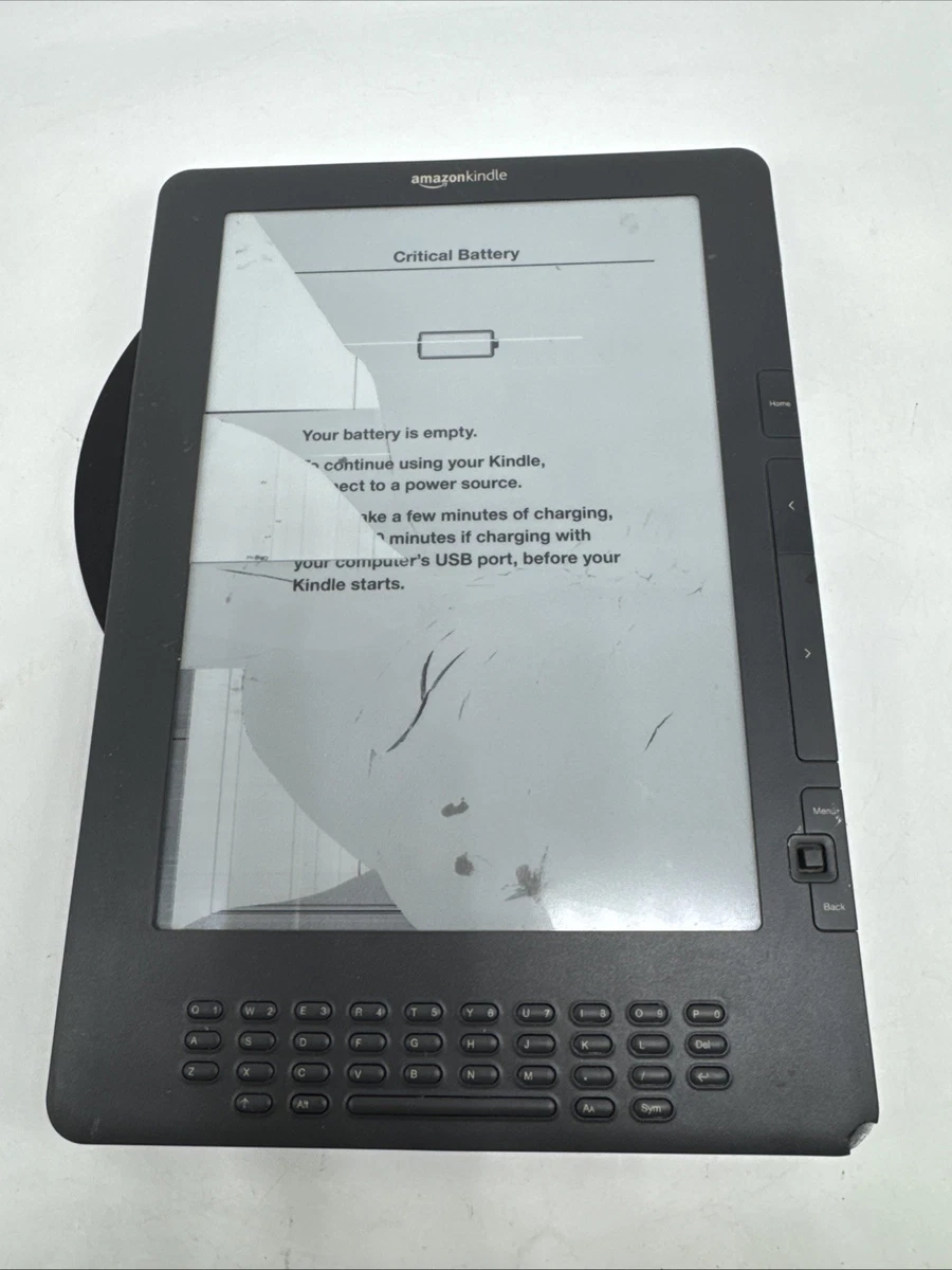 Amazon Kindle DX (2nd Generation) 9 in - 10.9 in Screen eBook