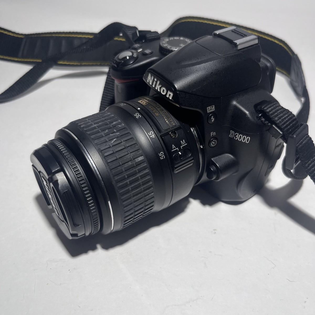 Nikon D3000 With 18-55mm Lens, Case, and Strap | eBay