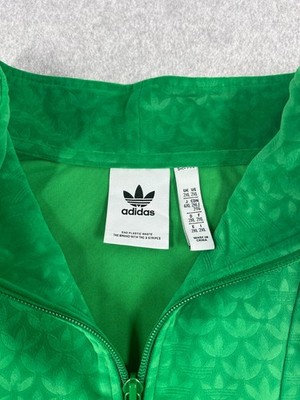 Adidas Adicolor Heritage Now Funnel Velour Top Mens 2XL Green 1/2