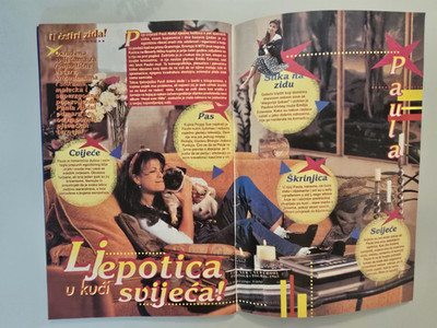 Paula Abdul -  A rare article from Croatia from 1995 ( Full magazine )