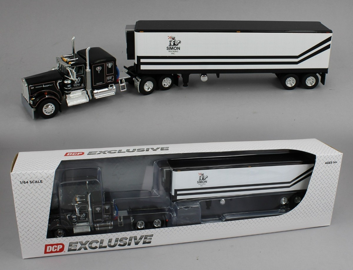 DCP1/64スケールアメリカトラック野郎ケンワーストレーラーミニカー DCP 1:64 *DICK SIMON TRUCKING* Kenworth W900A w/Vintage Reefer
