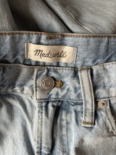 Madewell Jeans 27 The Perfect Vintage Distressed 100 Cotton Cropped 26  inseam
