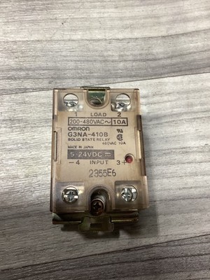 Omron G3NA-410B DC5~24V SOLID STATE RELAY PLC Processor #119N82