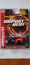 Auto World Xtraction Import Heat 1999 Nissan Skyline GTR BLACK/RED HO Slot Car