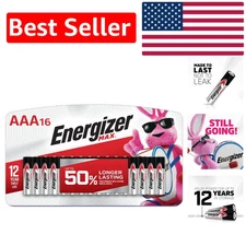 Energizer Max Alkaline AAA Batteries - Pack of 16