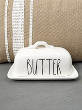 Rae Dunn | Butter Dish | White | Artisan Coll...