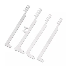 4PCS Comb Lock Picks Metal Teeth Tools Portable Stainless Steel Pick Combs