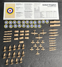 1984 Axis  Allies Spring 1942 Game Replacement Parts Pieces UK United Kingdom