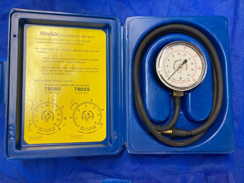 Yellow Jacket 78060 Gas Pressure Test Kit