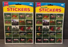 UPIKIT Horse Glitter Stickers