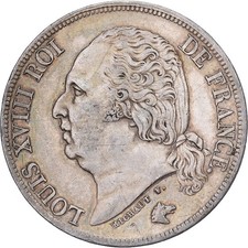 [#1509699] France, Louis XVIII, 2 Francs, 1821, Paris, Silver, AU(50-53)