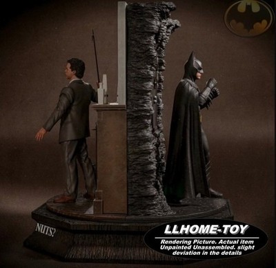 30CM tall Bruce Wayne & Batman Resin 3d Print Model Unpainted GK Statue Figure