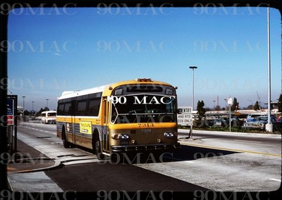 SCRTD-RTD. FLXIBLE BUS #7314. D9 El Monte (CA). Original Slide. 1977.