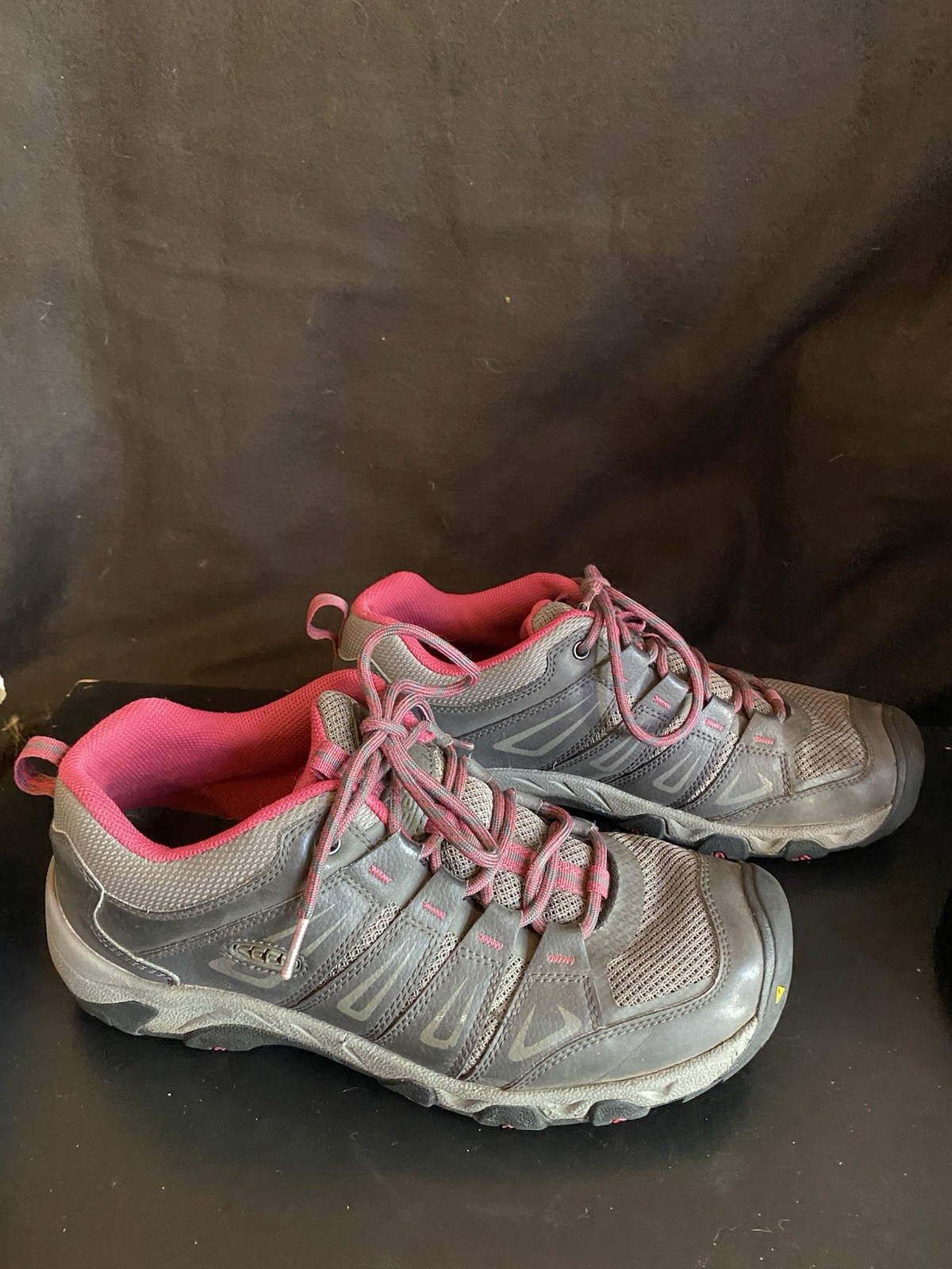Scarpe da trekking Keen Oakridge trail donna 11 grigio rosa sneakers basse outdoor