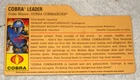 2007 Cobra Commander (Cobra Battle Pack) - GI Joe file card (modern)