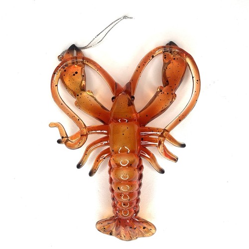 Acrylic Ornament Lobster Figurine Hanging Plastic Sea Ocean Life Co.