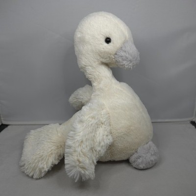 Jellycat - Silbe Schwan - Glockenspiel Plüschtier Kuscheltier 8,5 Zoll im Ruhestand großer grauer Schwan Baby