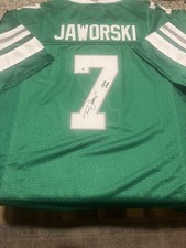 Ron Jaworski Philadelphia Eagles Signed Rep Throwback kelly green Jersey JSA ins