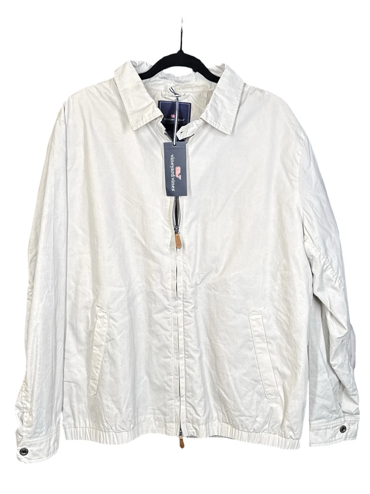 Vineyard Vines Heritage Harrington Jacket Stone Beige Large Cotton Blend NWT
Opens in a new window o