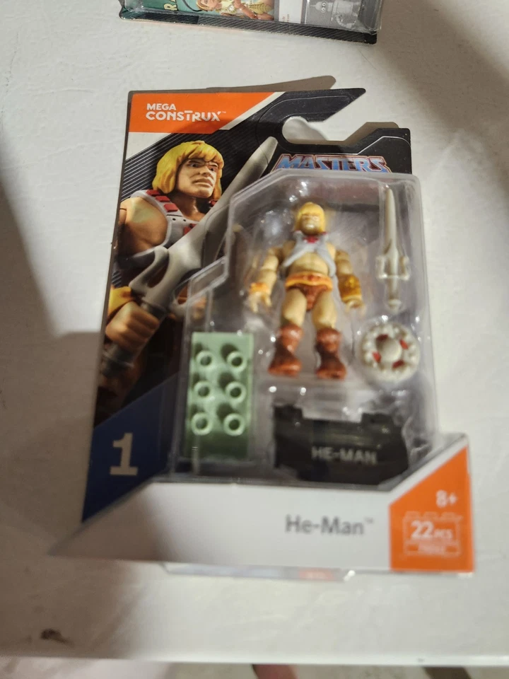Figura He-Man Mega Construx Masters Of The Universe Nueva Foto 2 de 3