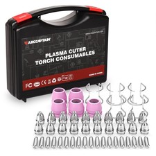 ARCCAPTAIN AG-60 Plasma Cutter Torch Consumables, 50Pcs .040'' 50PCS-.040"