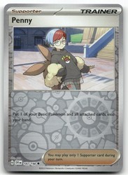 Penny 183/198 Reverse Holo Uncommon Trainer Supporter Scarlet & Violet Base Set