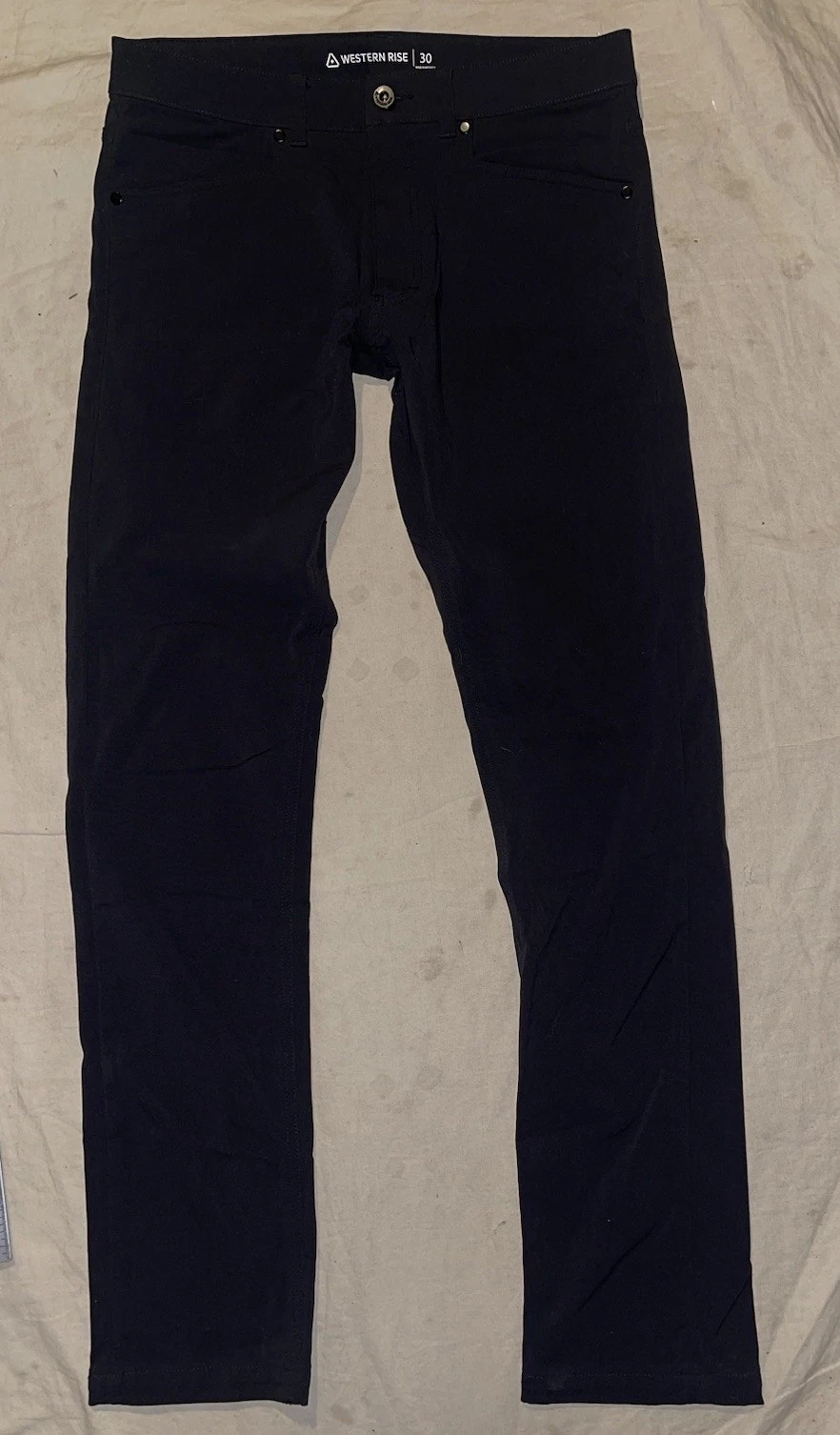 Western Rise AT Pants Men’s 30x31 Black Slim Stretch Canvas Performance