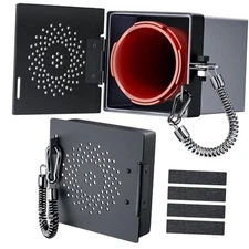 2 Pack 4Inch RV Bumper End Cap, Camper Bumper End Caps, Sewer Hose Storage 