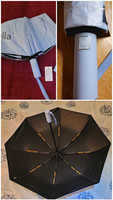 Compact Folding Automatic Umbrella Blue/Black  UV Protection