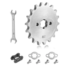 428 18T 17mm Motorcycle Front Engine Sprocket for 50cc 70cc 110cc 125cc 140cc 16