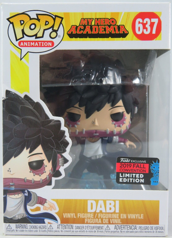 Funko Pop! My Hero Academia #637 Dabi (Convención De Otoño 2019 Edición Limitada) + Protector